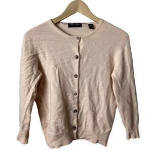 Valerie Steven’s • Pink Cashmere Cardigan